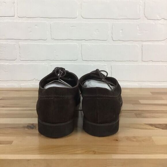 𝅺HUSH Puppies men shies maroon brown suede leather classic dress comfortable 8 - Picture 2 of 14